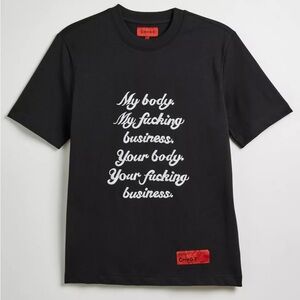 NWOT CHNGE UO Exclusive My Body My Business Tee Size Large